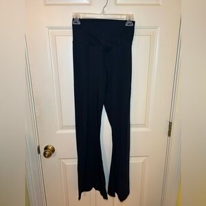Women's Black Flared Leggings